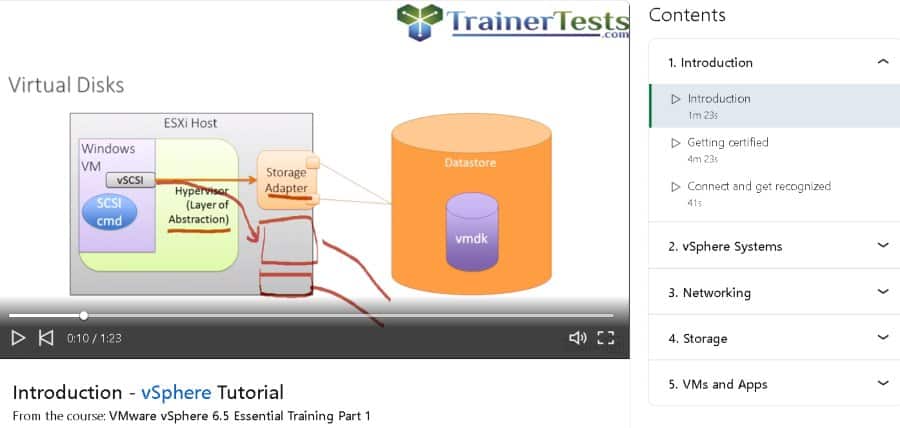 1. VMware vSphere 6.5 Essential Training Part 1 (LinkedIn Learning)