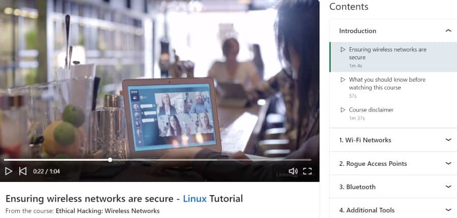 10. Ethical Hacking Wireless Networks (LinkedIn Learning)