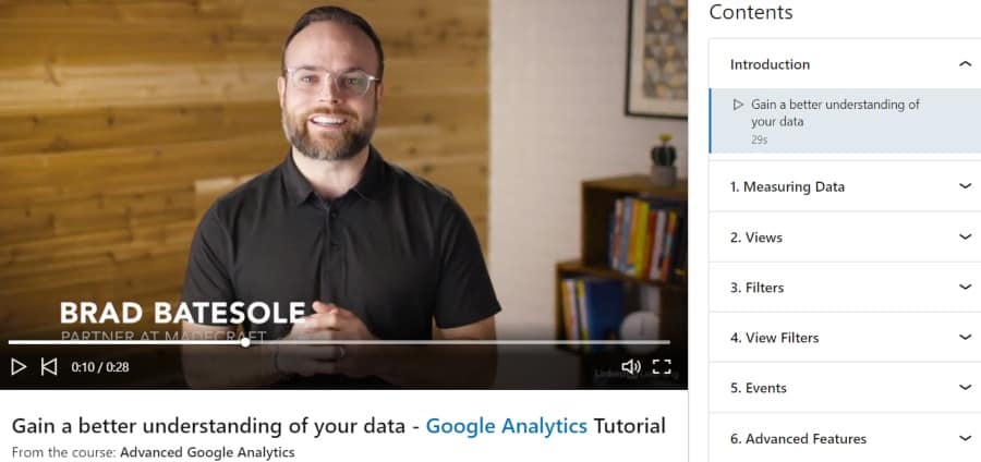 11. Advanced Google Analytics (LinkedIn Learning)