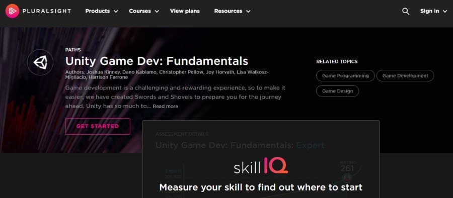 13. Unity Game Dev Fundamentals (Pluralsight)