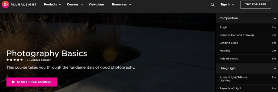 15. Photography Basics (Pluralsight)