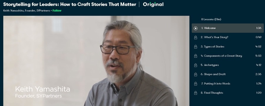 2. Storytelling for Leaders How to Craft Stories That Matter (SkillShare)