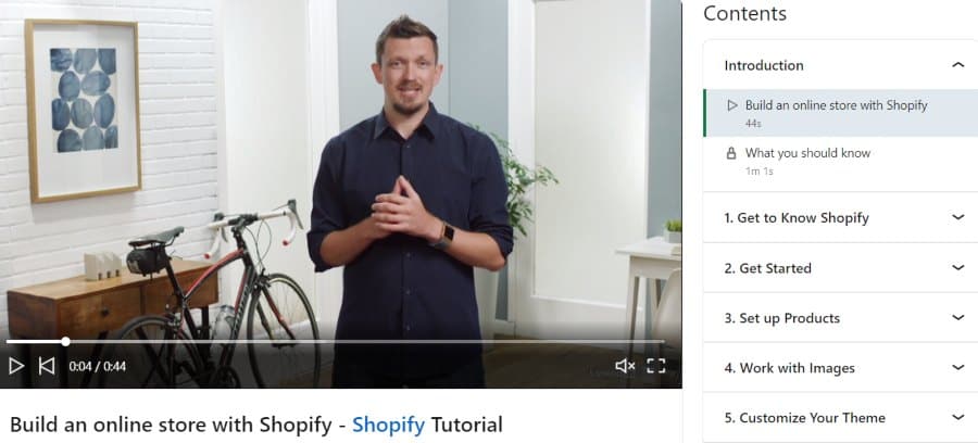 6. Shopify Essential Training (LinkedIn Learning)