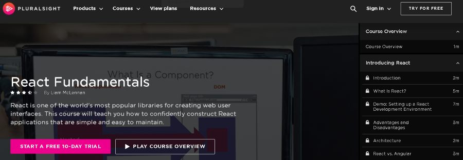 7. React Fundamentals (Pluralsight)