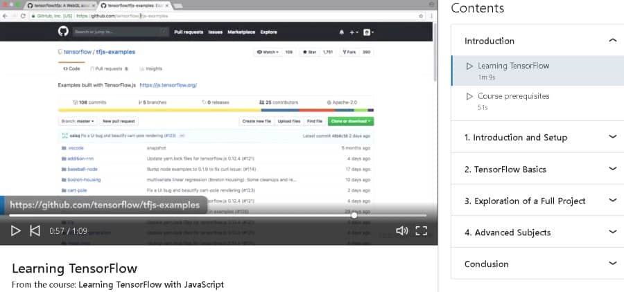 8. Learning TensorFlow with JavaScript (LinkedIn Learning)