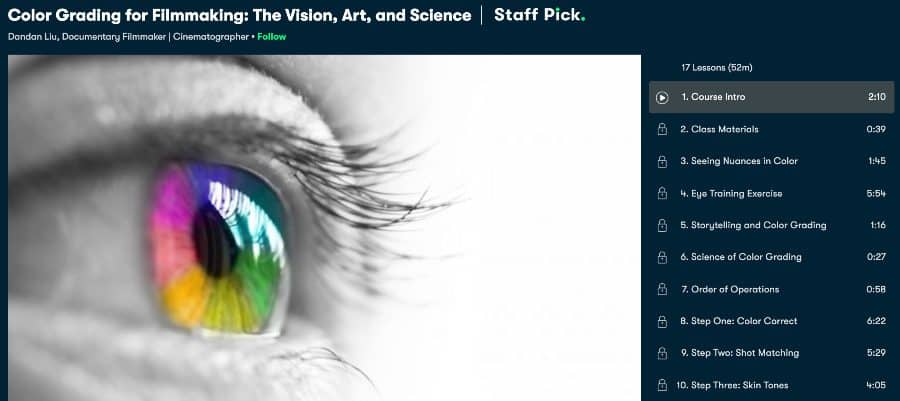 Color Grading for Filmmaking_ The Vision, Art, and Science (Skillshare)