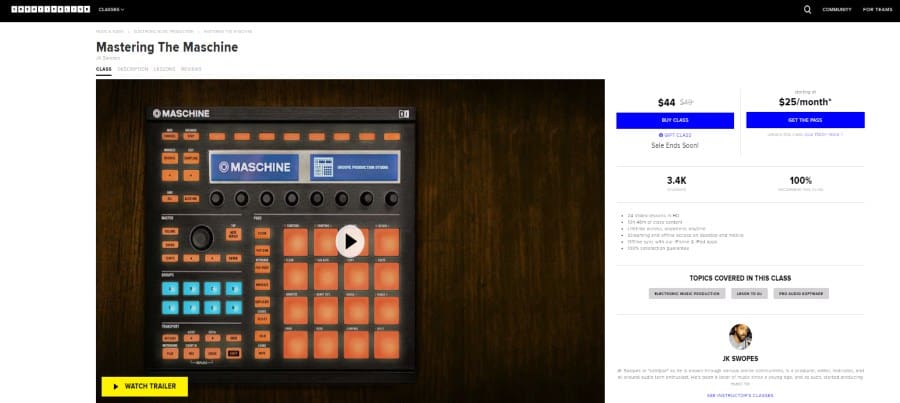 Creative Live: Mastering the Maschine