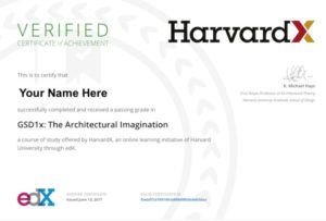 edx certificate example harvard