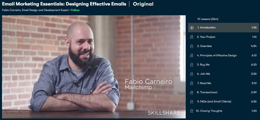 Email Marketing Essentials Designing Effective Emails (Skillshare)