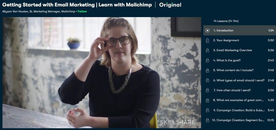 Getting Started with Email Marketing _ Learn wtih MailChimp (Skillshare)