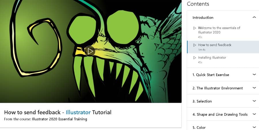 Illustrator 2020 Essential Training (LinkedIn Learning)