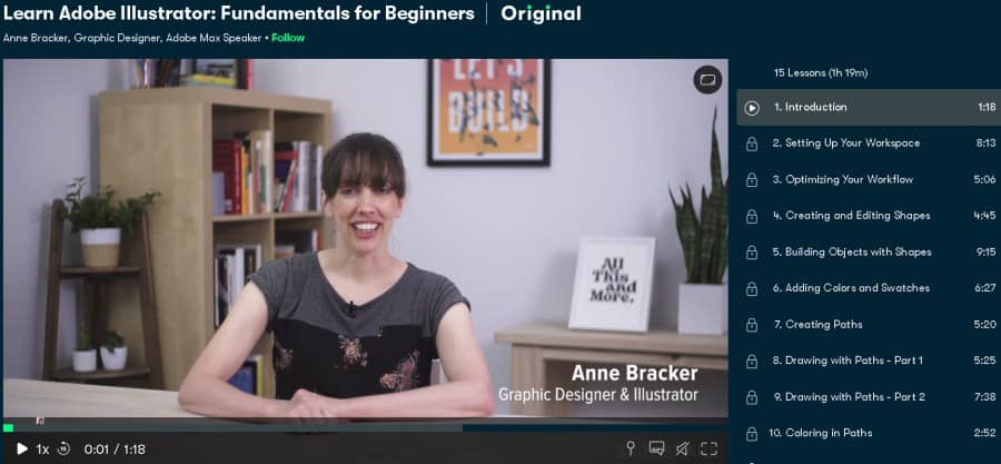 Learn Adobe Illustrator Fundamentals for Beginners (Skillshare)