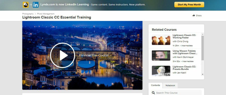 Lightroom Classic CC Essential Training