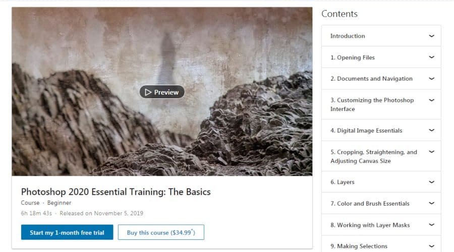 Photoshop 2020 Essential Training: The Basics