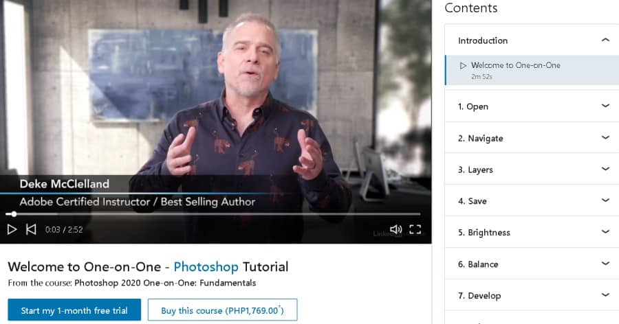 Photoshop 2020 One-On-One Fundamentals (LinkedIn Learning)