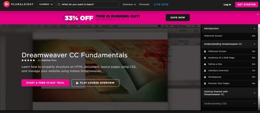 Pluralsight: Dreamweaver CC Fundamentals