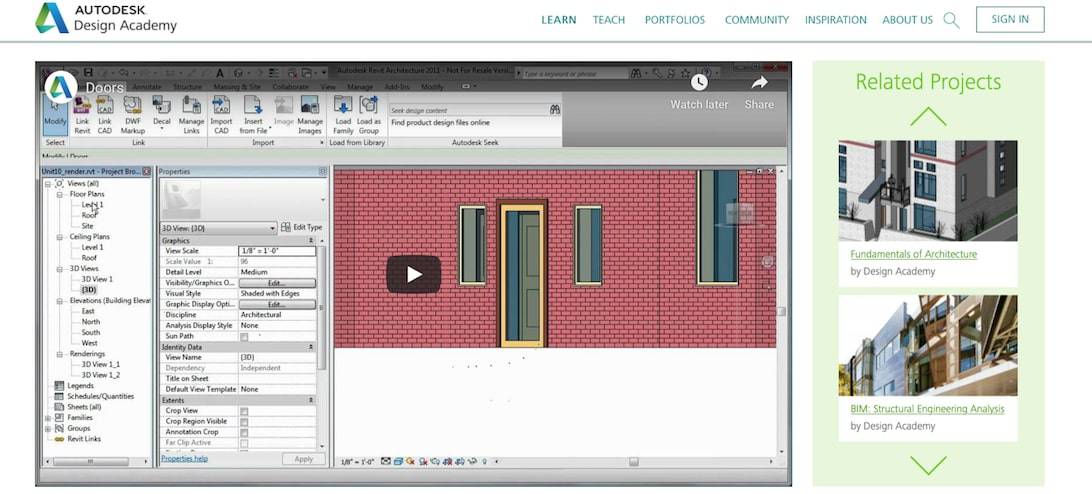 How To Use Revit (Autodesk Design Academy)