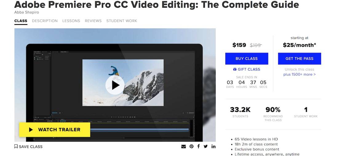 Adobe Premiere Pro CC Video Editing: The Complete Guide