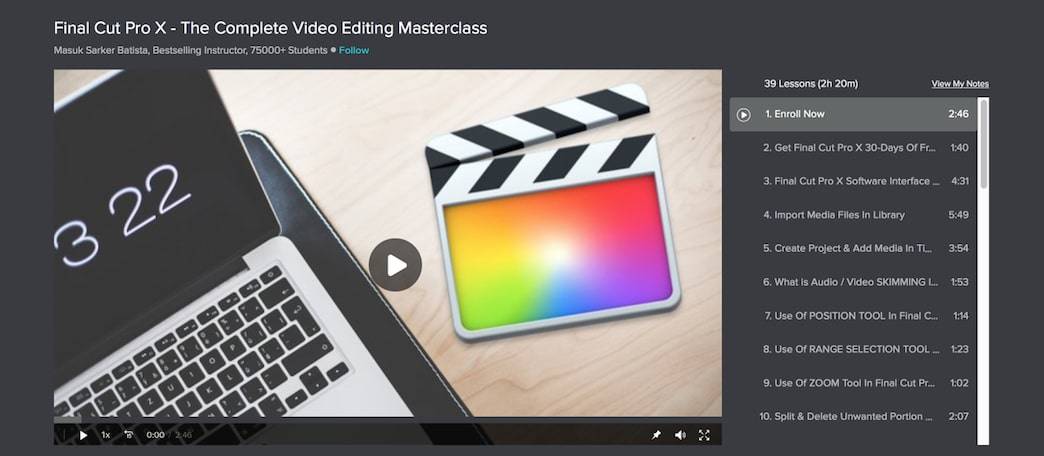 Final Cut Pro X Master Class