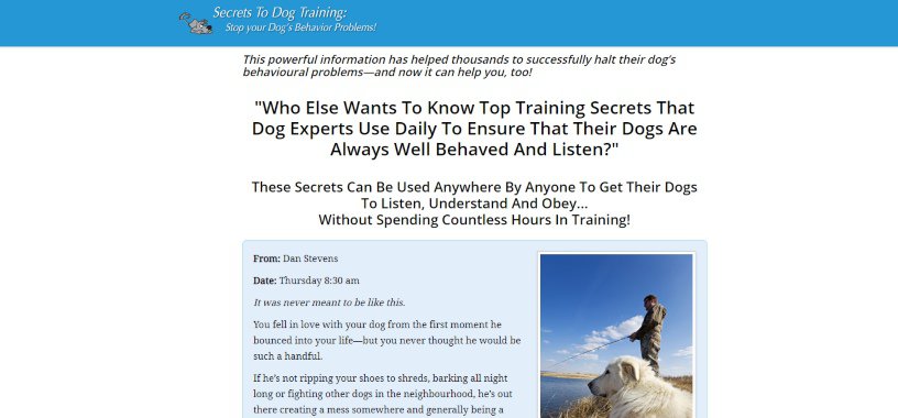 Secrets to Dog Training