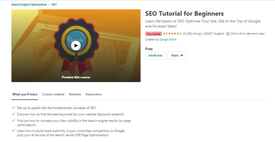 SEO Tutorial for Beginners