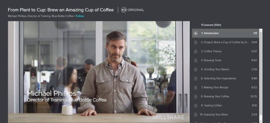 Skillshare: From Plant to Cup: Brew an Amazing Cup of Coffee