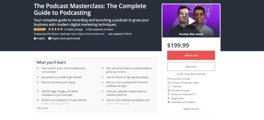 The Podcast Masterclass: The Complete Guide to Podcasting