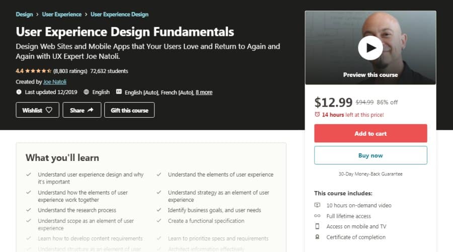 User Experience Design Fundamentals