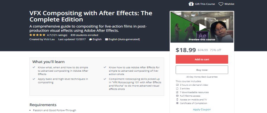 VFX Compositing with After Effects: The Complete Edition