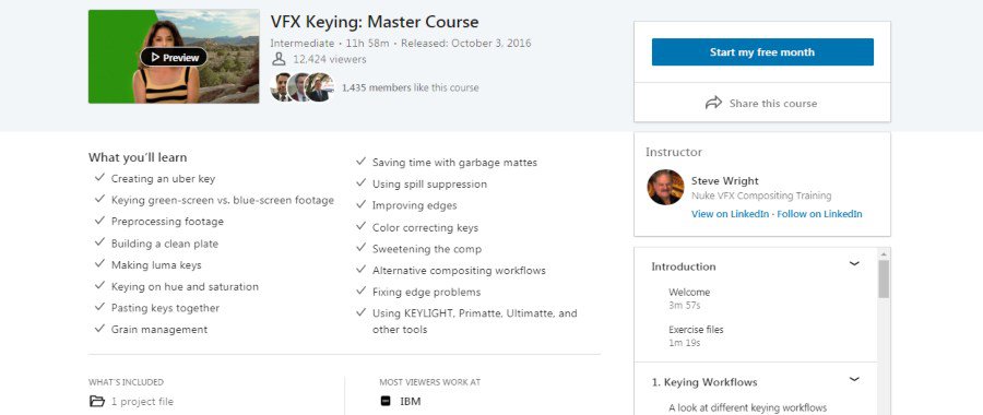 VFX Keying: Master Course