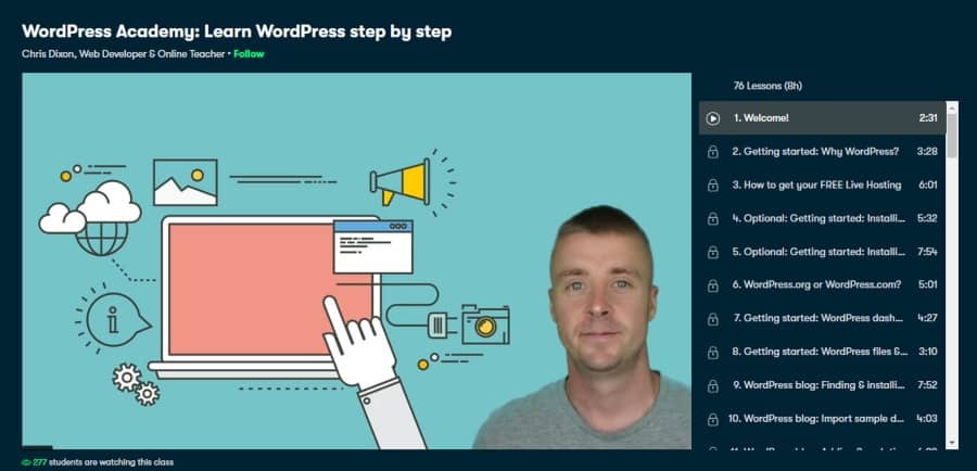 WordPress Academy: Learn WordPress step by step