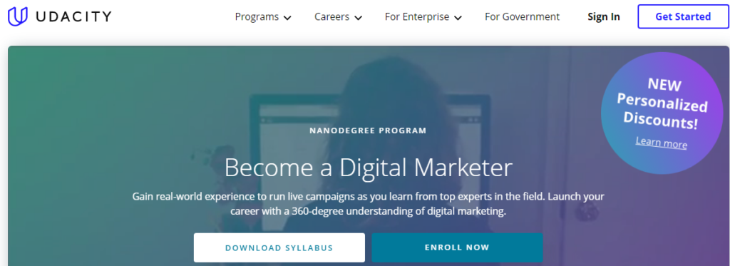 Become a Digital Marketer (Udacity)