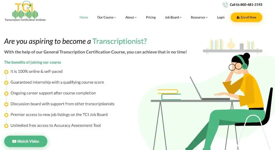 6. General Transcription Certification Course (TCI)