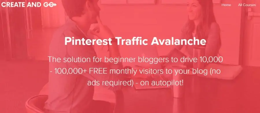 7. Pinterest Traffic Avalanche (Create and Go)