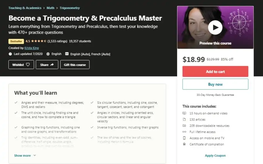 Become a Trigonometry & Precalculus Master