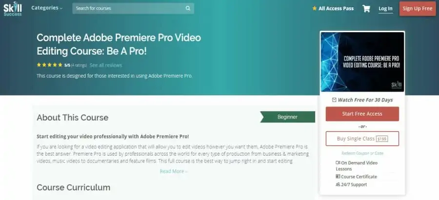 Complete Adobe Premiere Pro Video Editing Course: Be A Pro!