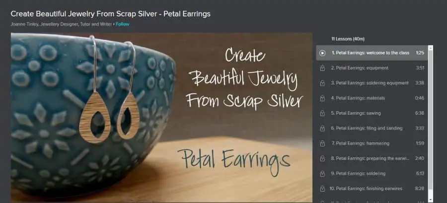 Create Beautiful Jewelry From Scrap Silver - Petal Earrings