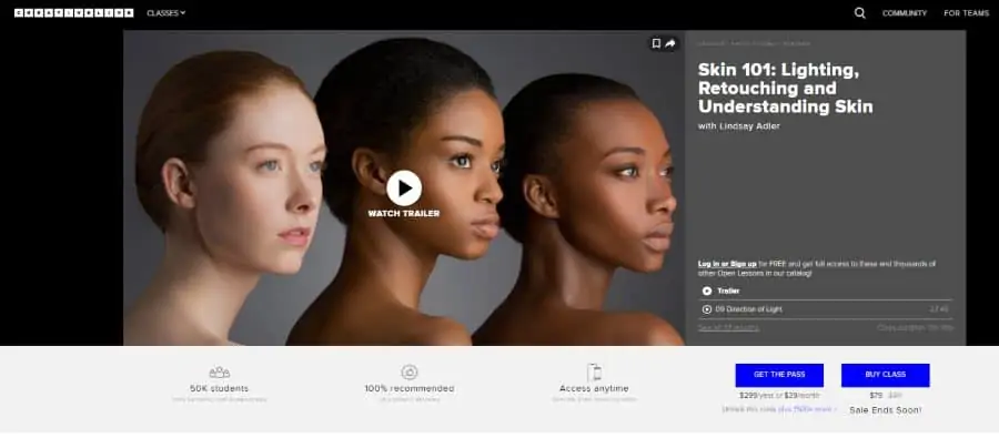 Creative Live: Skin 101 Lighting, Retouching, and Understanding Skin