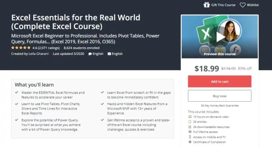 Excel Essentials for the Real World (Complete Excel Course)