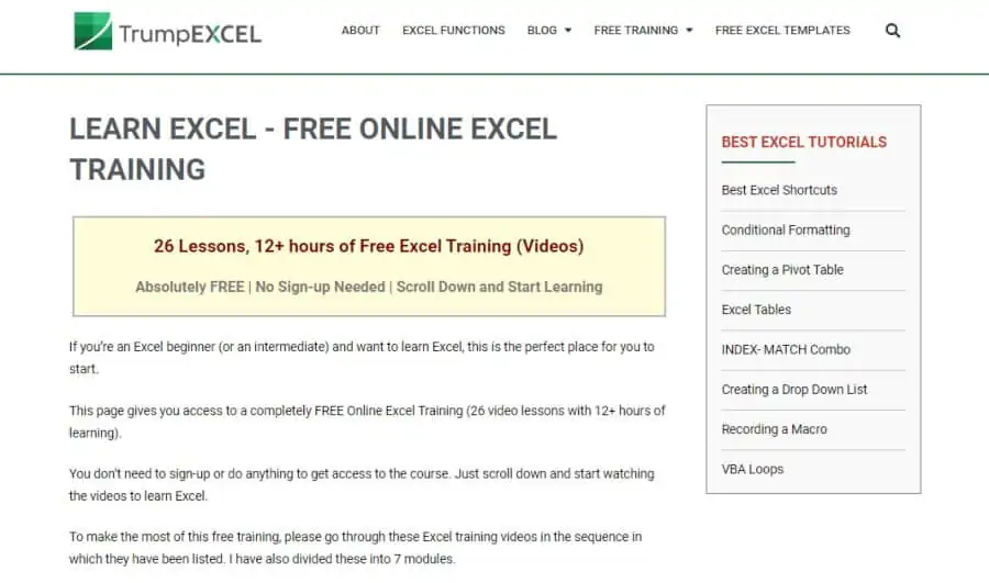 Learn Excel