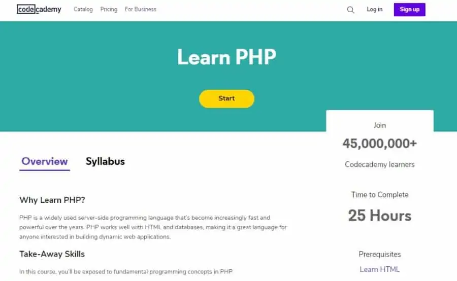 Learn PHP