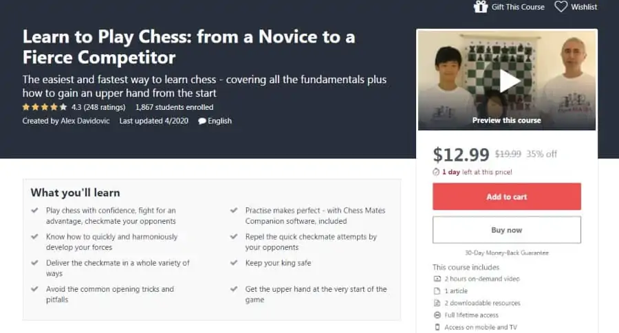 Learn to Play Chess: from a Novice to a Fierce Competitor