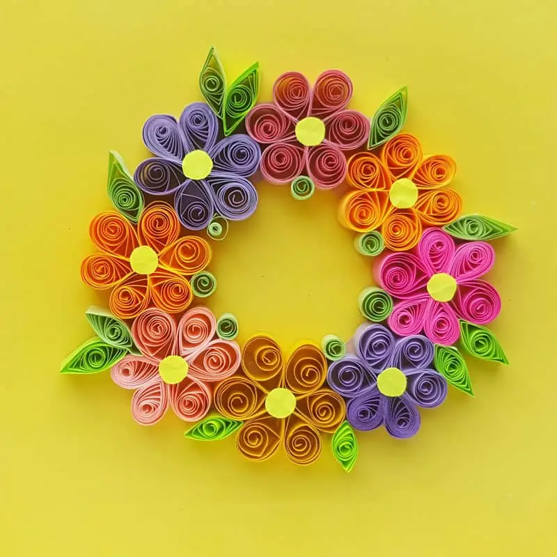 winter hobbies - paper quilling