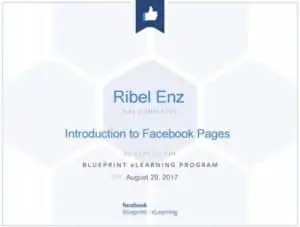 facebook certificate