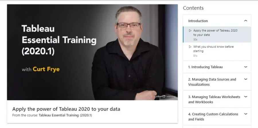 Tableau Essential Training – 2020.1