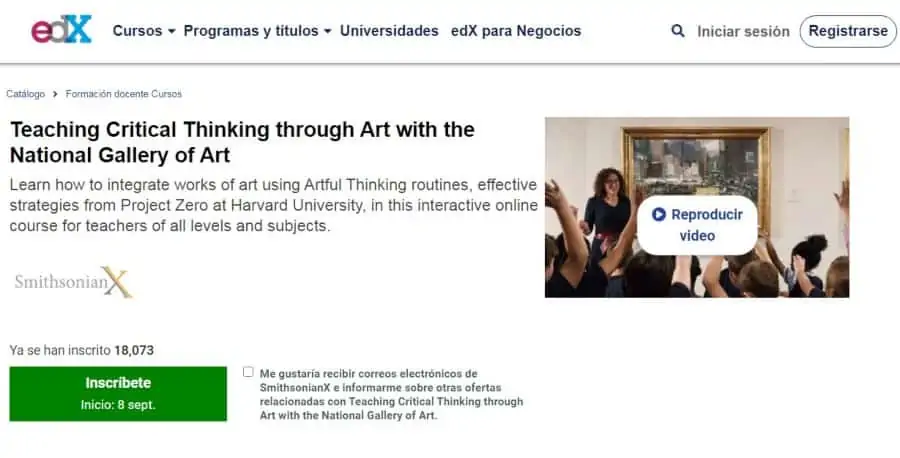 Teaching Critical Thinking through Art with the National Gallery of Art