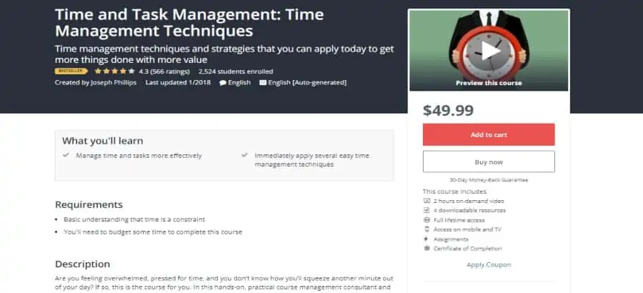 Time and Task Management: Time Management Techniques