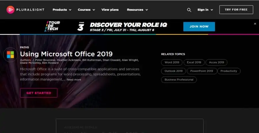 Using Microsoft Office 2019